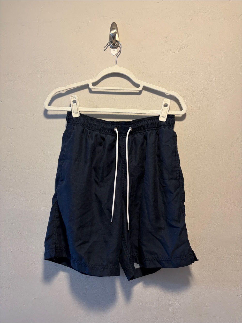 Lands' End Men's Navy Blue Swim Trunks